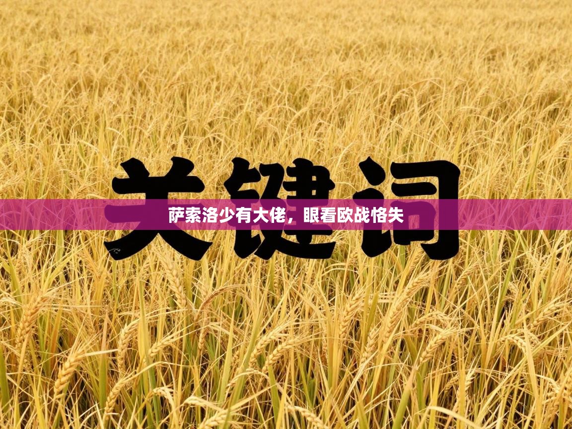 萨索洛少有大佬，眼看欧战恪失  第1张